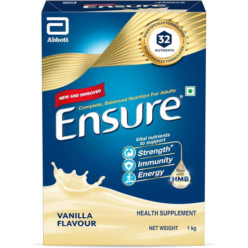 Ensure Vanilla Adult Nutrition Health Drink 1kg – Complete & Balanced
