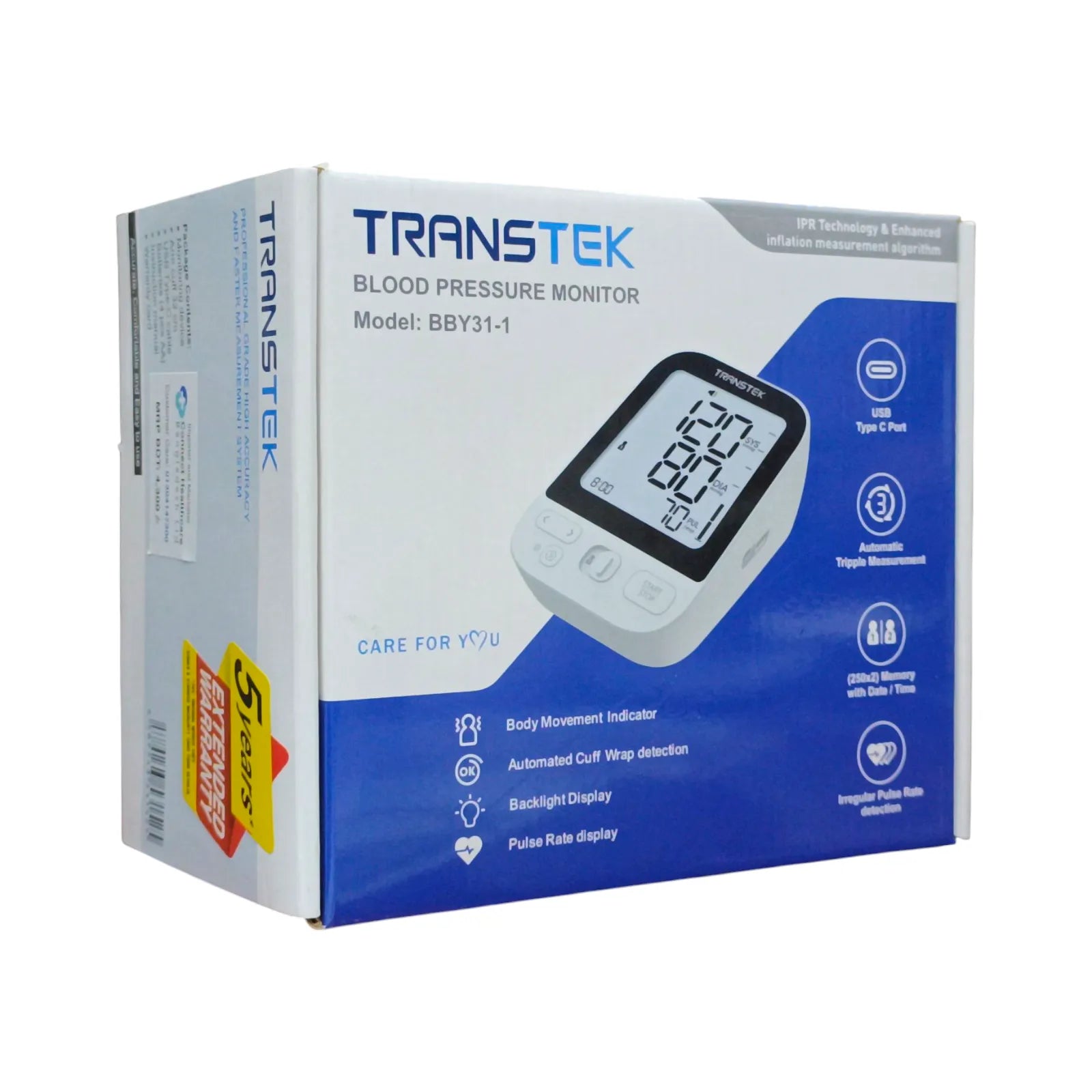 Transtek Blood Pressure Monitor (BBY31-1)