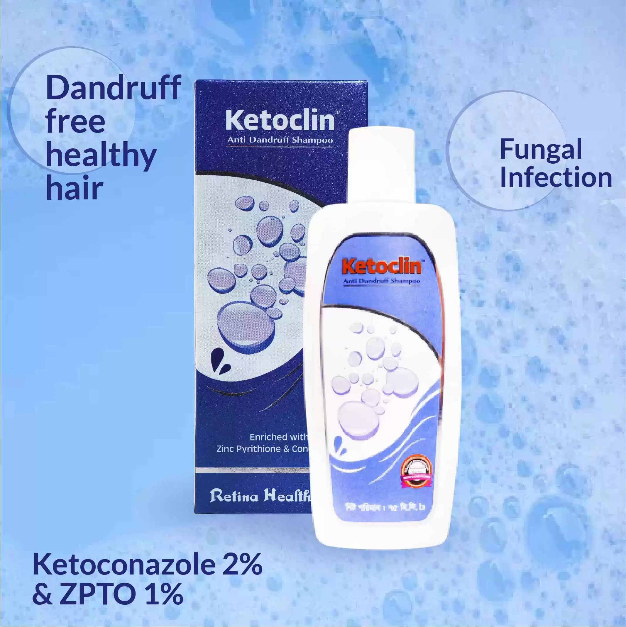 Ketoclin Anti Dandruff Shampoo
