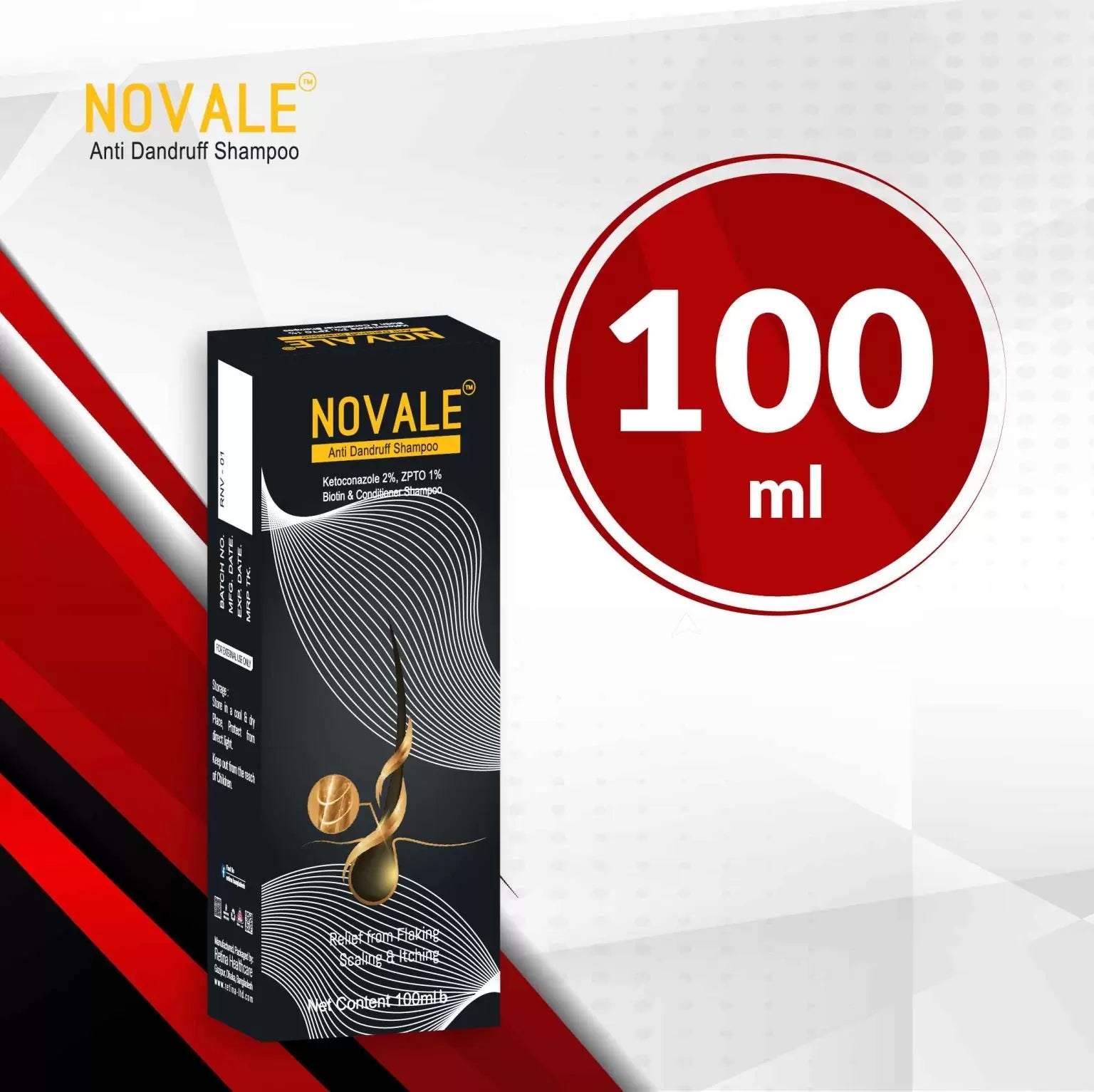 NOVALE® Anti Dandruff Shampoo