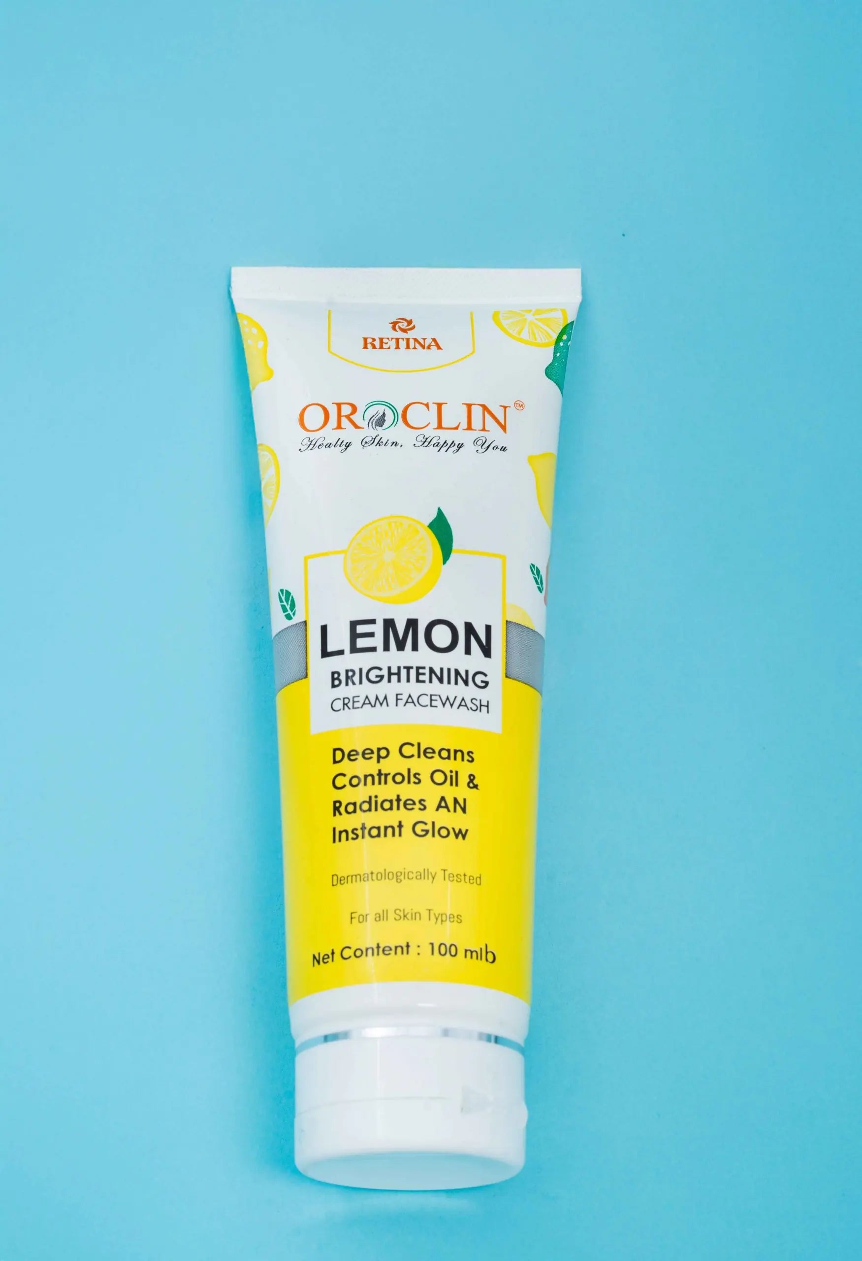 Oroclin Lemon Brightening Cream Facewash